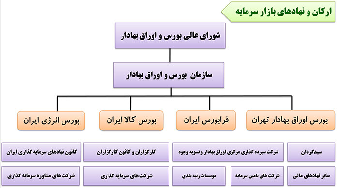 ارکان و نهادهای بازار سرمایه