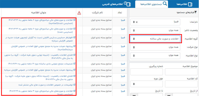 سرچ در گروه اطلاعیه